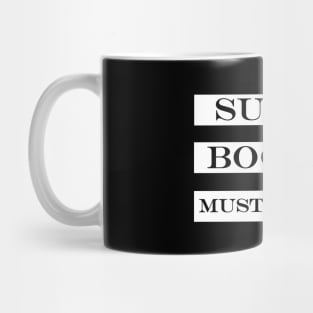 suited booted mustachioed Mug